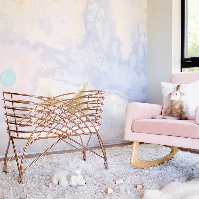 Nursery Works: Aura Metal Bassinet