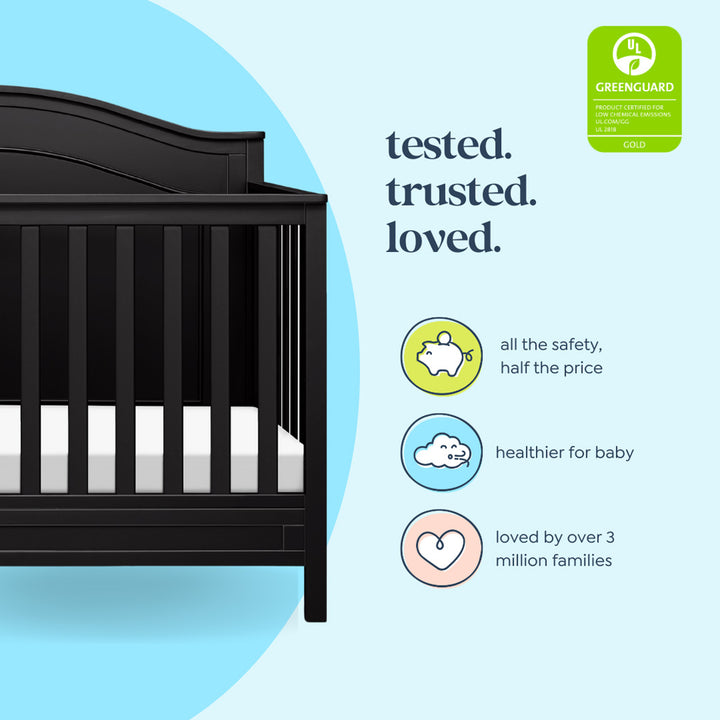 Charlie 4-In-1 Convertible Crib