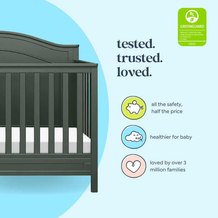 Charlie 4-In-1 Convertible Crib
