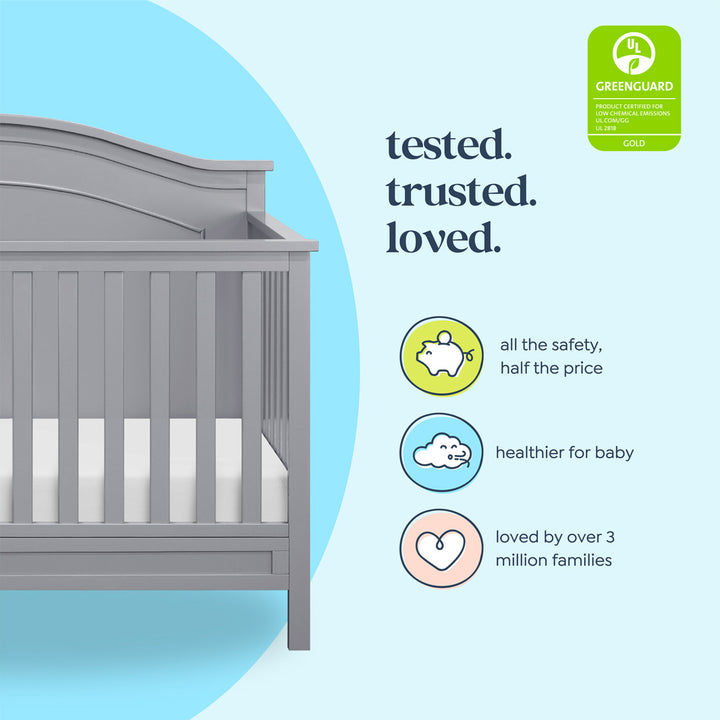 Charlie 4-In-1 Convertible Crib