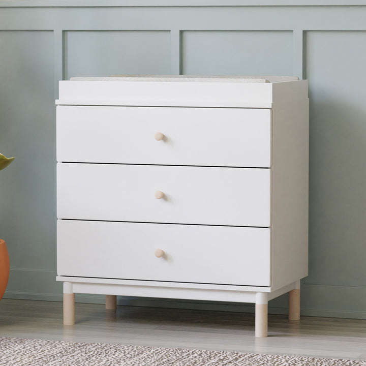 Gelato 3-Drawer Compact Changer Dresser with Removable Changing Tray (34")