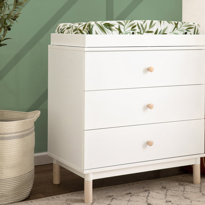 Gelato 3-Drawer Compact Changer Dresser with Removable Changing Tray (34")