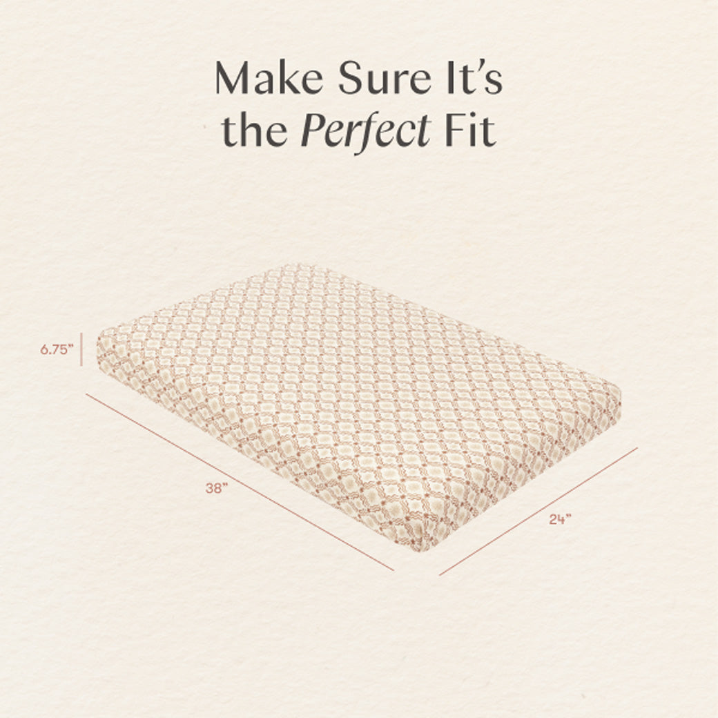 Mini Crib Sheet in GOTS Certified Organic Brushed Cotton