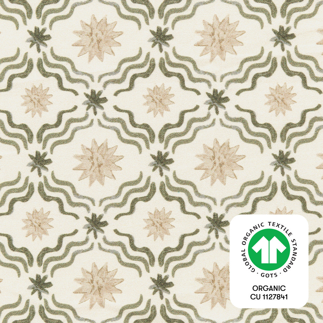 Mini Crib Sheet in GOTS Certified Organic Brushed Cotton