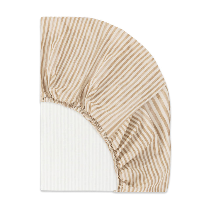 Mini Crib Sheet in GOTS Certified Organic Brushed Cotton
