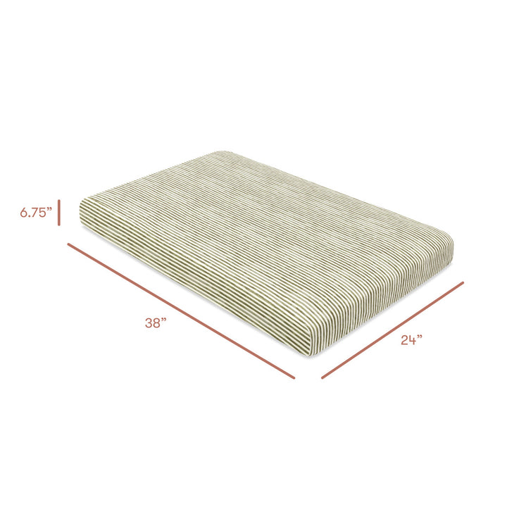 Mini Crib Sheet in GOTS Certified Organic Brushed Cotton