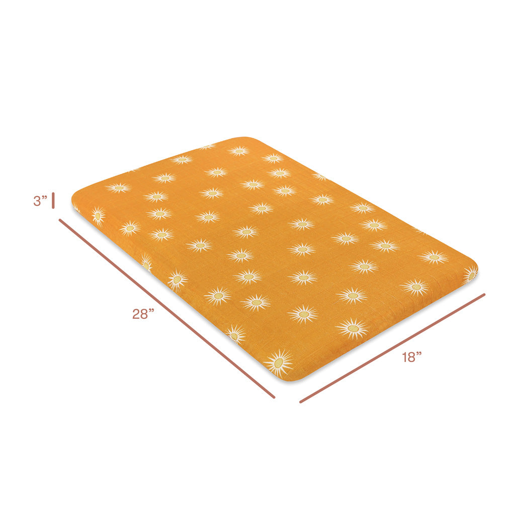 All-Stages Bassinet Sheet In GOTS Certified Organic Muslin Cotton