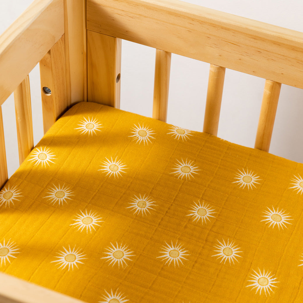 All-Stages Bassinet Sheet In GOTS Certified Organic Muslin Cotton