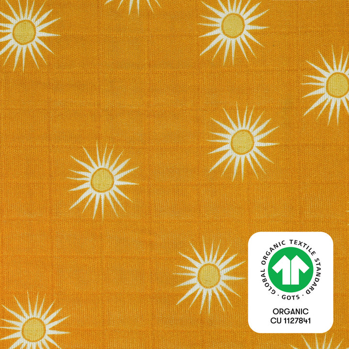 All-Stages Bassinet Sheet In GOTS Certified Organic Muslin Cotton