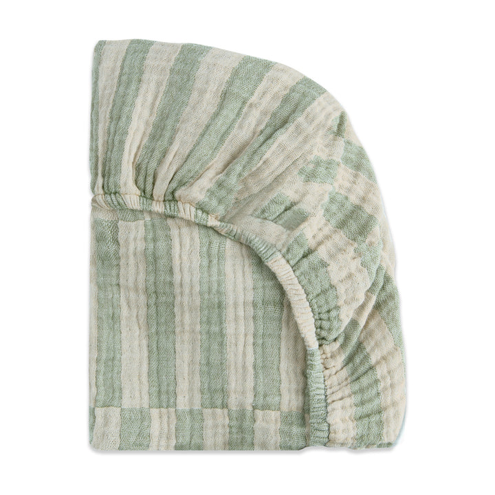 All-Stages Bassinet Sheet In GOTS Certified Organic Muslin Cotton