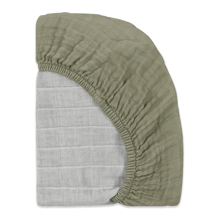 All-Stages Bassinet Sheet In GOTS Certified Organic Muslin Cotton