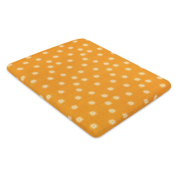 All-Stages Midi Crib Sheet In GOTS Certified Organic Muslin Cotton