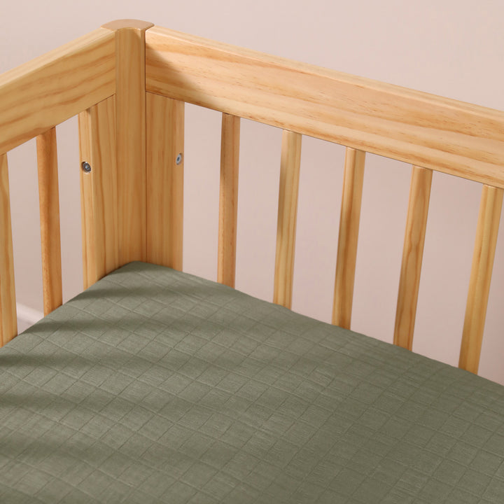 All-Stages Midi Crib Sheet In GOTS Certified Organic Muslin Cotton