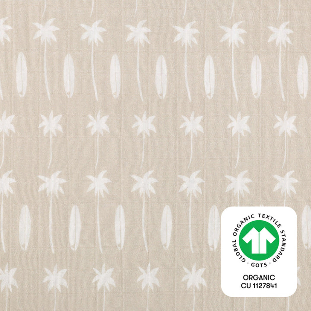All-Stages Midi Crib Sheet In GOTS Certified Organic Muslin Cotton