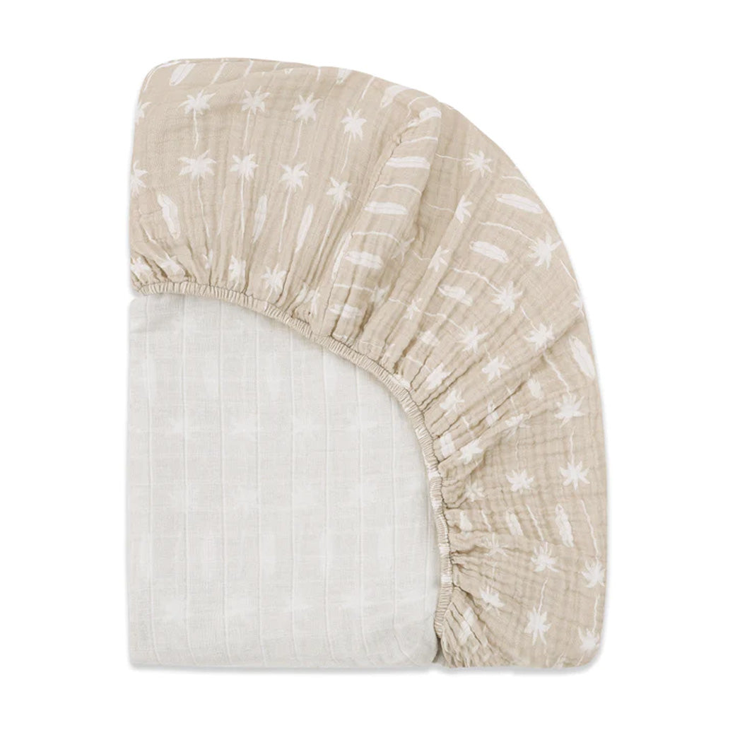 All-Stages Midi Crib Sheet In GOTS Certified Organic Muslin Cotton