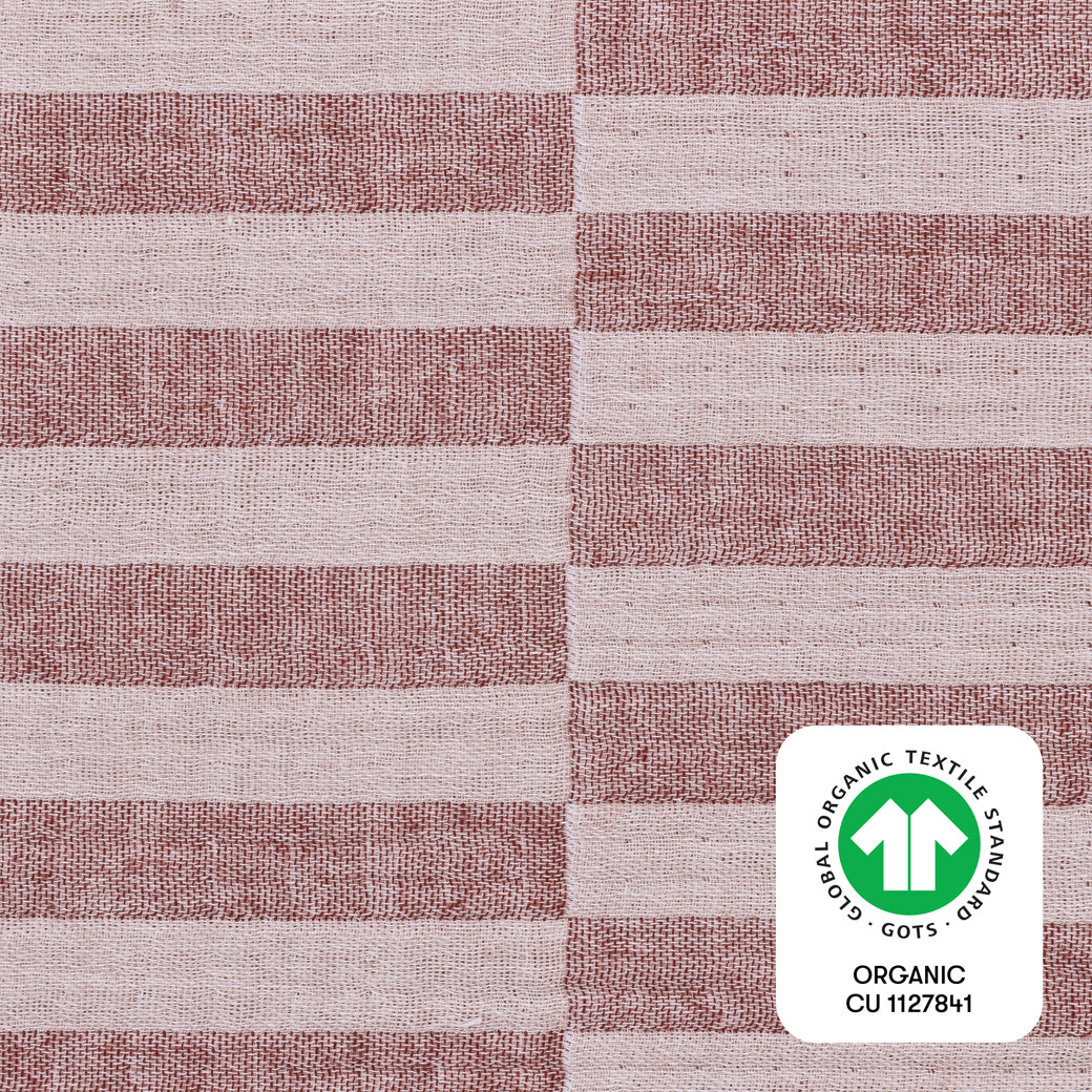All-Stages Midi Crib Sheet In GOTS Certified Organic Muslin Cotton