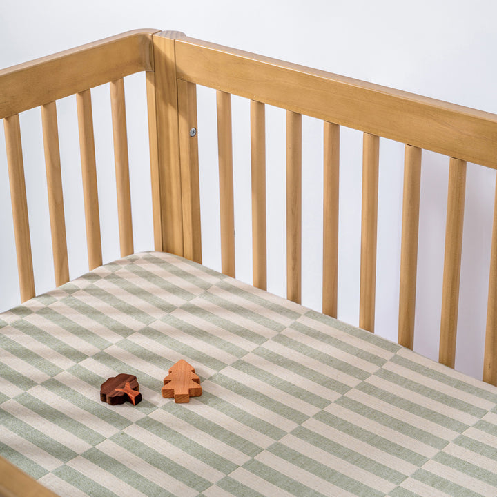 All-Stages Midi Crib Sheet In GOTS Certified Organic Muslin Cotton