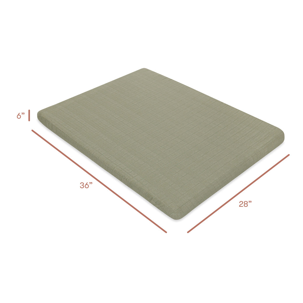 All-Stages Midi Crib Sheet In GOTS Certified Organic Muslin Cotton
