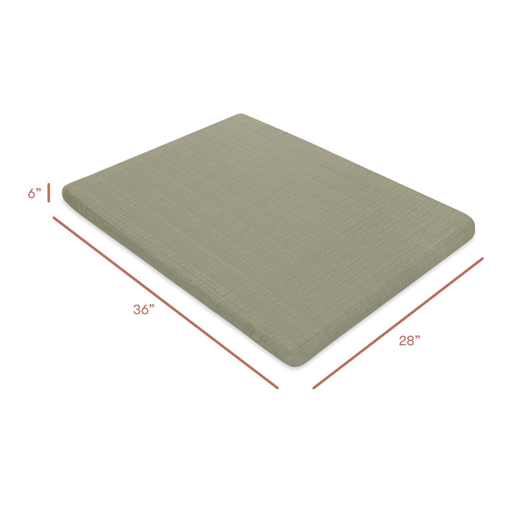 All-Stages Midi Crib Sheet In GOTS Certified Organic Muslin Cotton