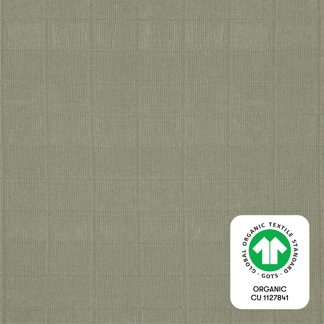 All-Stages Midi Crib Sheet In GOTS Certified Organic Muslin Cotton