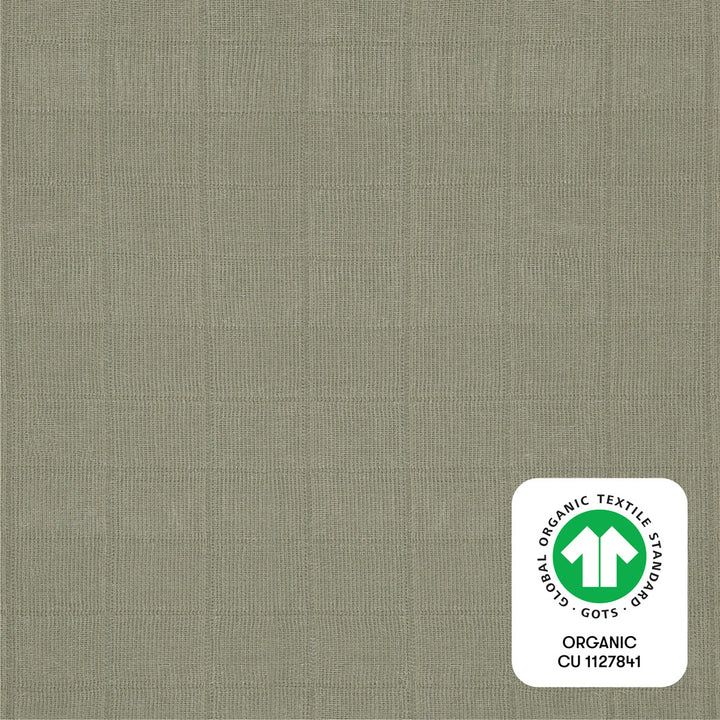 All-Stages Midi Crib Sheet In GOTS Certified Organic Muslin Cotton