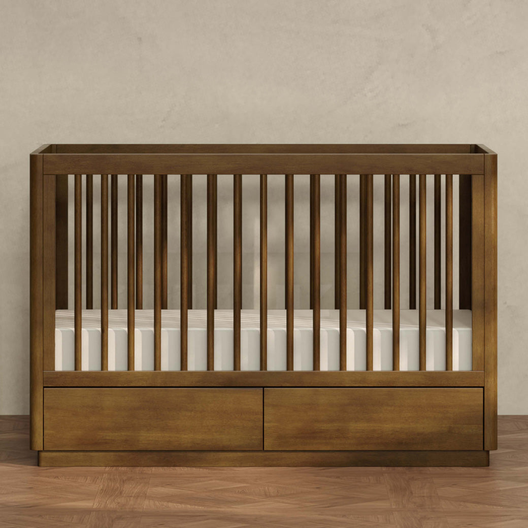 Bento 3-in-1 Convertible Storage Crib with Toddler Bed Conversion Kit
