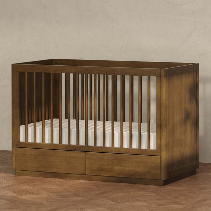 Bento 3-in-1 Convertible Storage Crib with Toddler Bed Conversion Kit