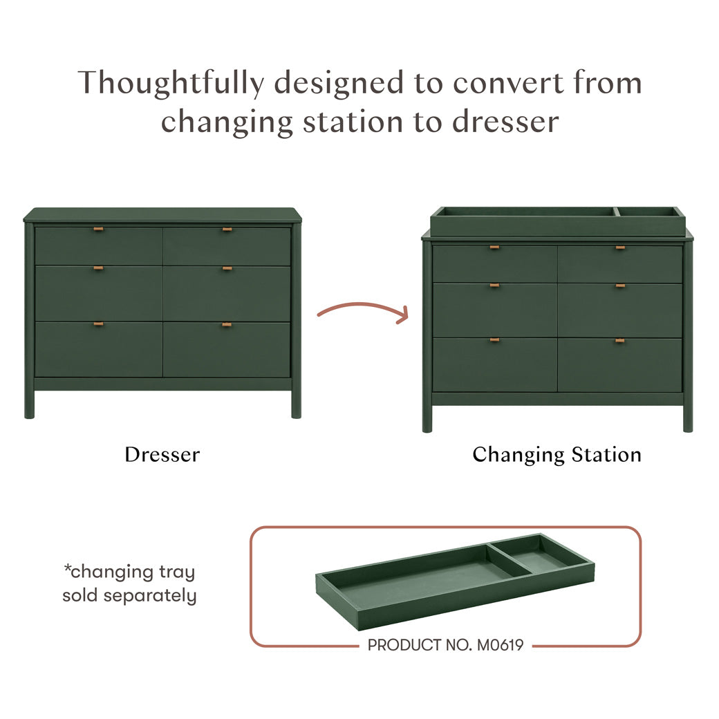 Bondi 6-Drawer Assembled Dresser (48")
