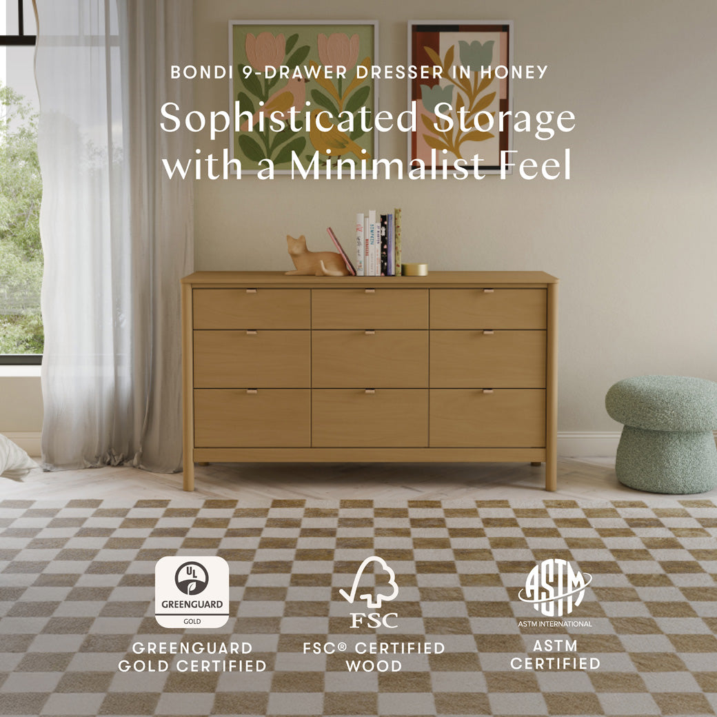 Bondi 9-Drawer Extra Wide Assembled Dresser (61")