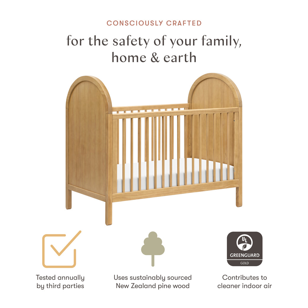 Bondi 3-in-1 Convertible Crib with Toddler Bed Conversion Kit