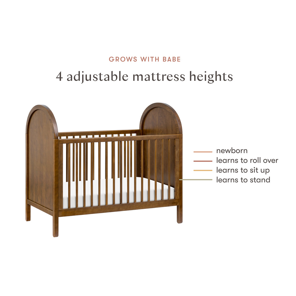 Bondi 3-in-1 Convertible Crib with Toddler Bed Conversion Kit