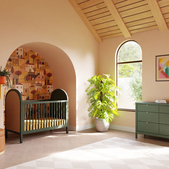 Bondi 3-in-1 Convertible Crib with Toddler Bed Conversion Kit