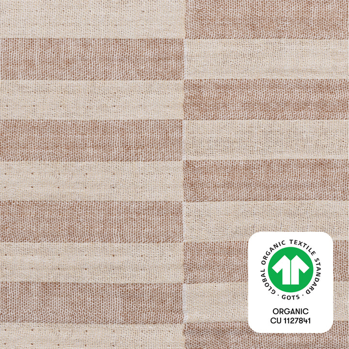 Crib Sheet In GOTS Certified Organic Muslin Cotton