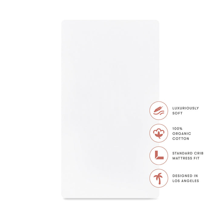 Crib Sheet in GOTS Certified Organic Brushed Cotton