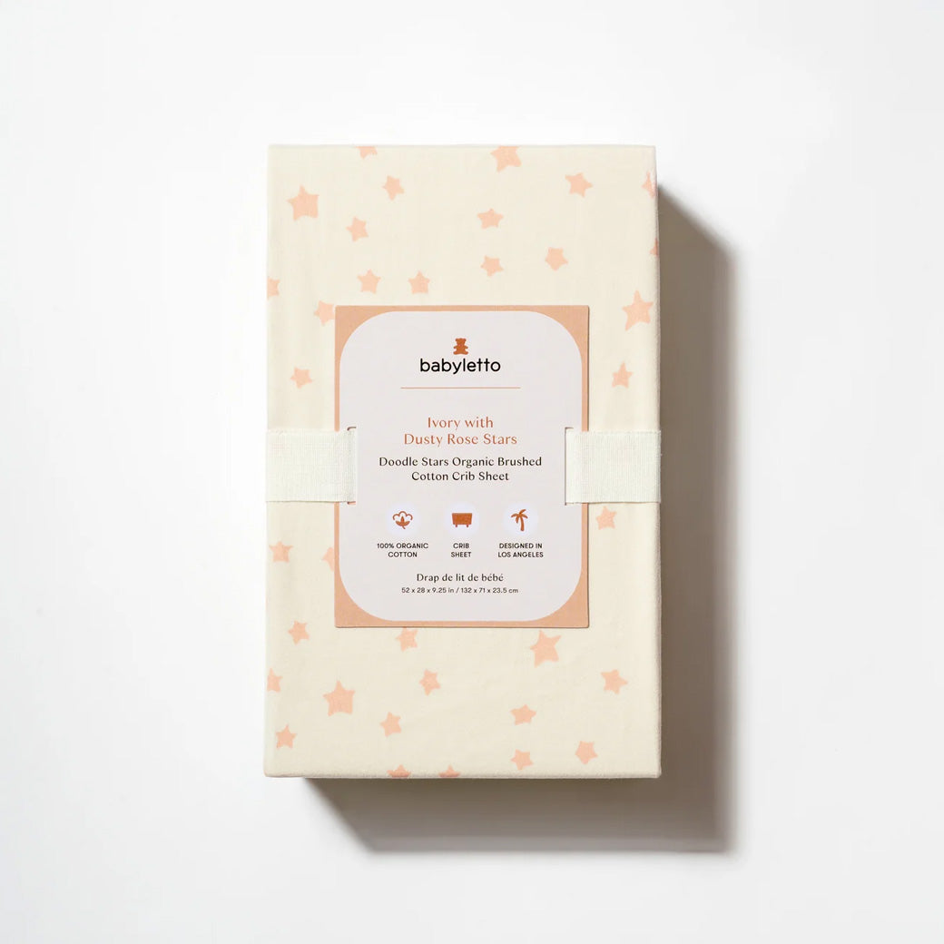 Crib Sheet in GOTS Certified Organic Brushed Cotton