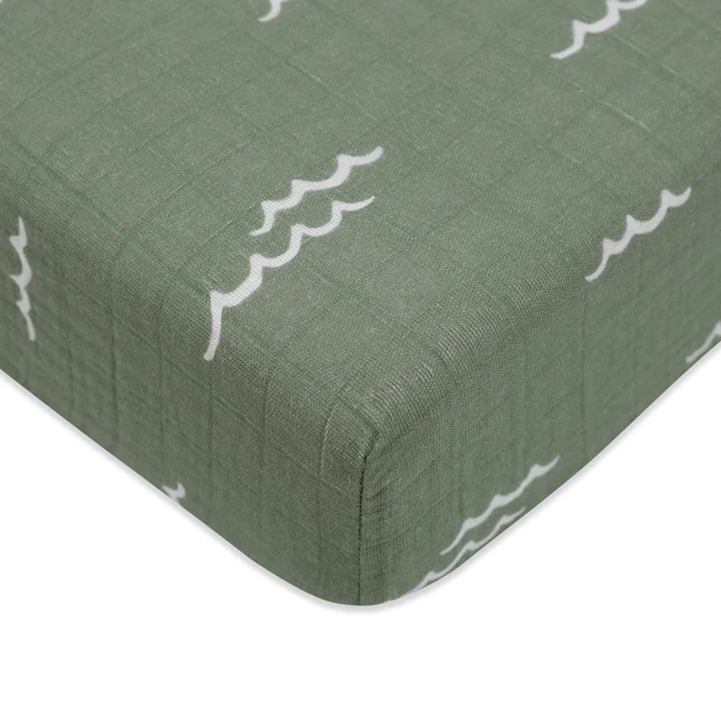 Crib Sheet In GOTS Certified Organic Muslin Cotton