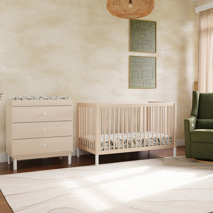 Gelato 4-in-1 Convertible Crib with Toddler Bed Conversion Kit