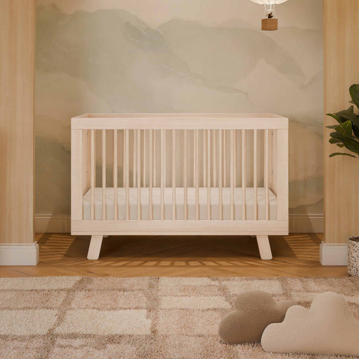 Hudson 3-in-1 Convertible Crib + Toddler Rail