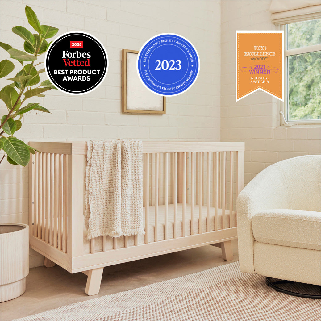 Hudson 3-in-1 Convertible Crib + Toddler Rail