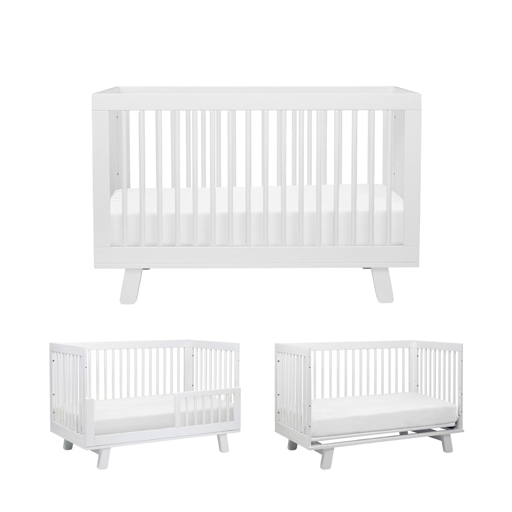 Hudson 3-in-1 Convertible Crib + Toddler Rail