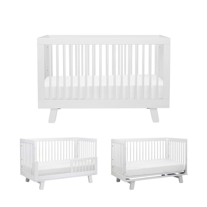 Hudson 3-in-1 Convertible Crib + Toddler Rail