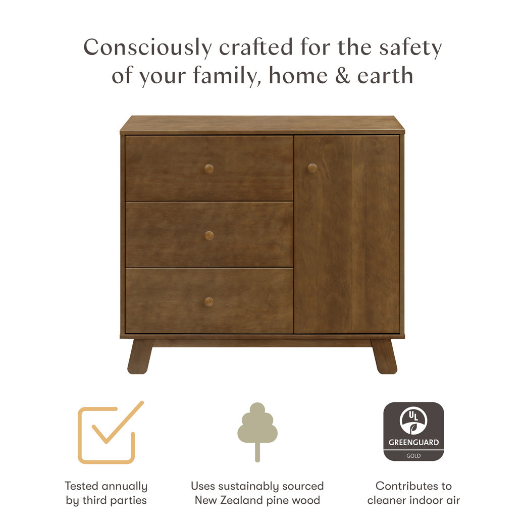 Hudson Modern 3-Drawer Dresser