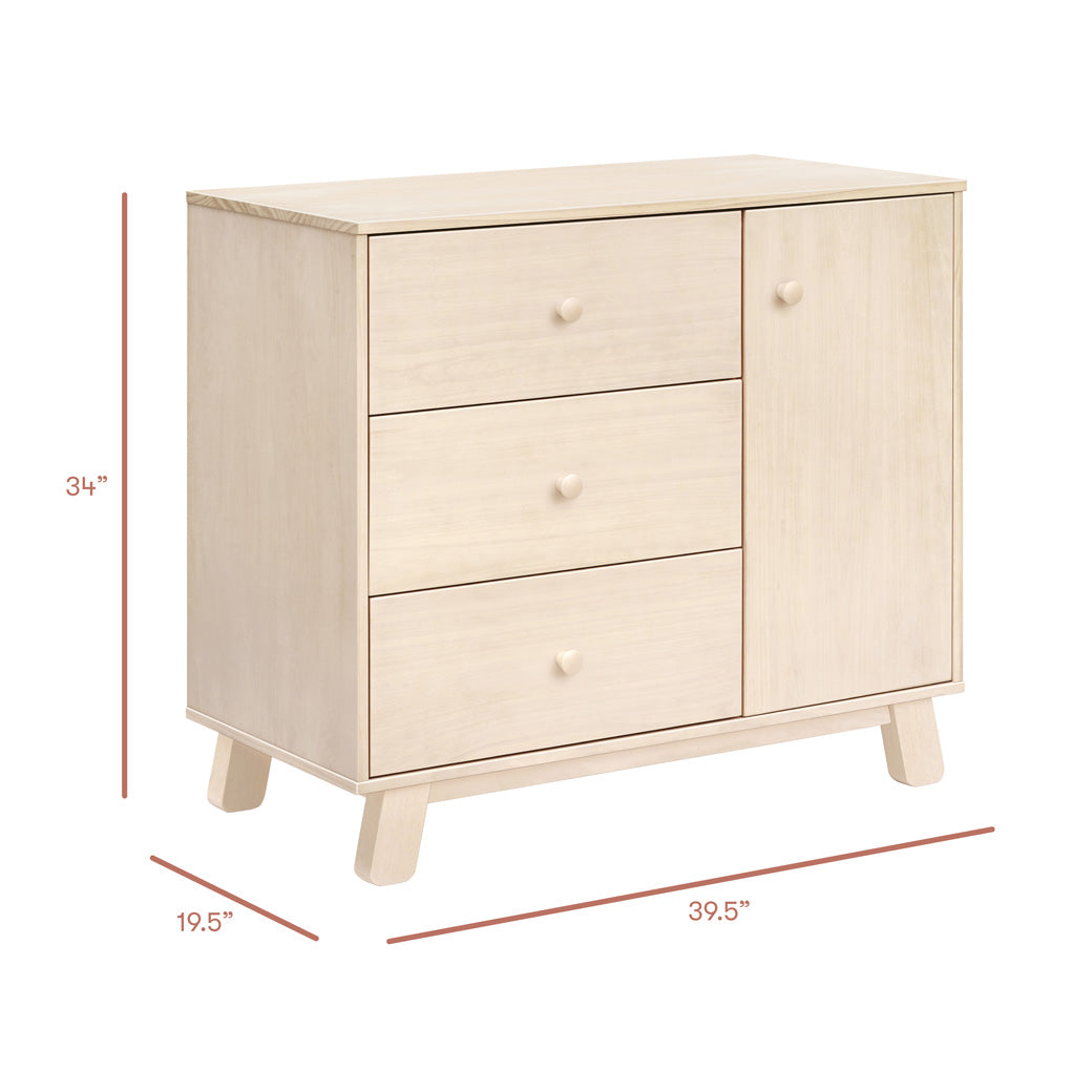Hudson Modern 3-Drawer Dresser