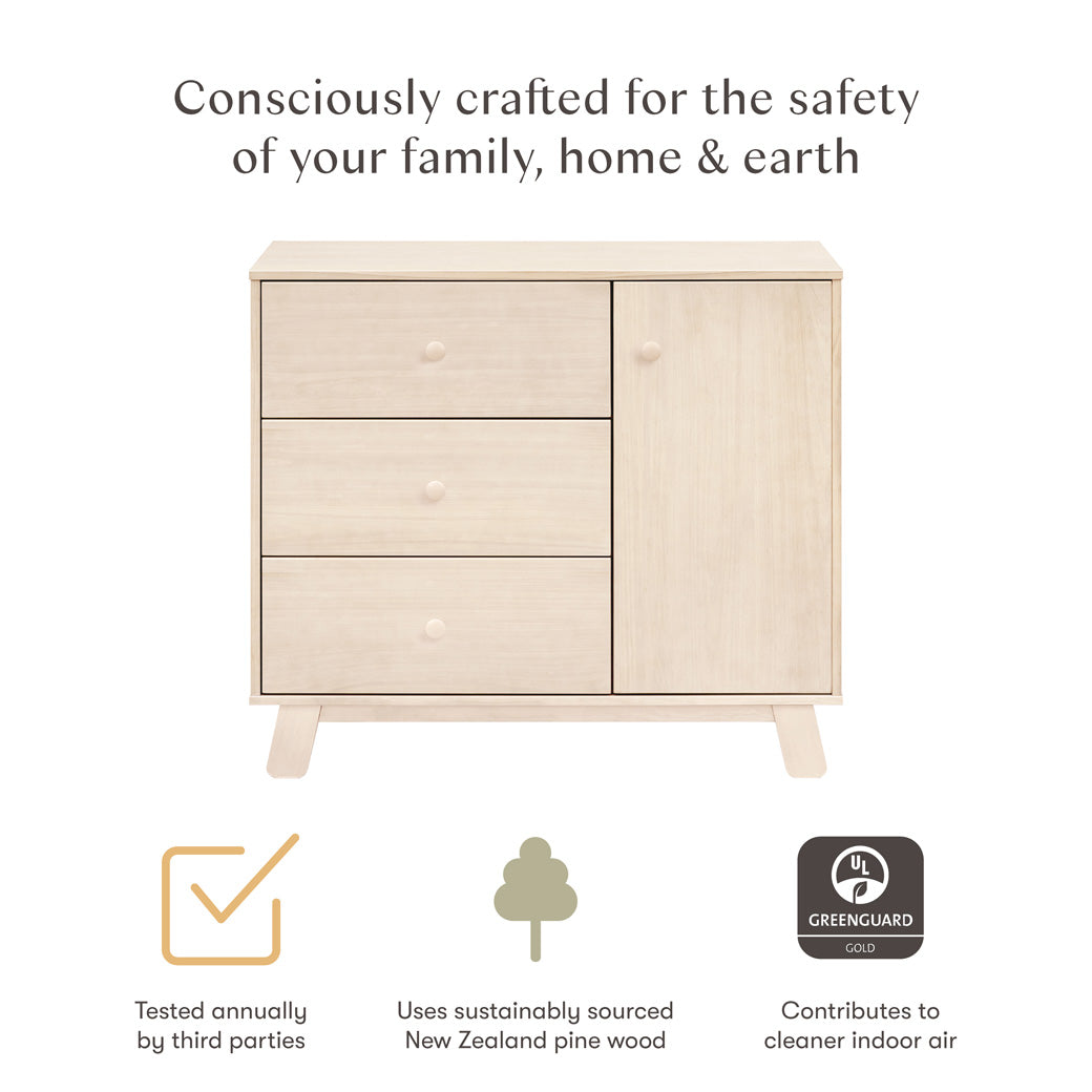Hudson Modern 3-Drawer Dresser