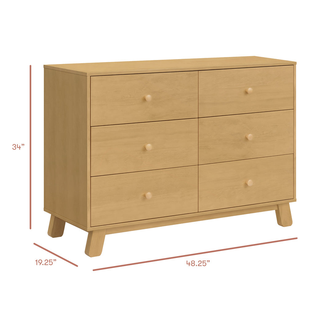 Hudson Modern 6-Drawer Assembled Dresser (48")