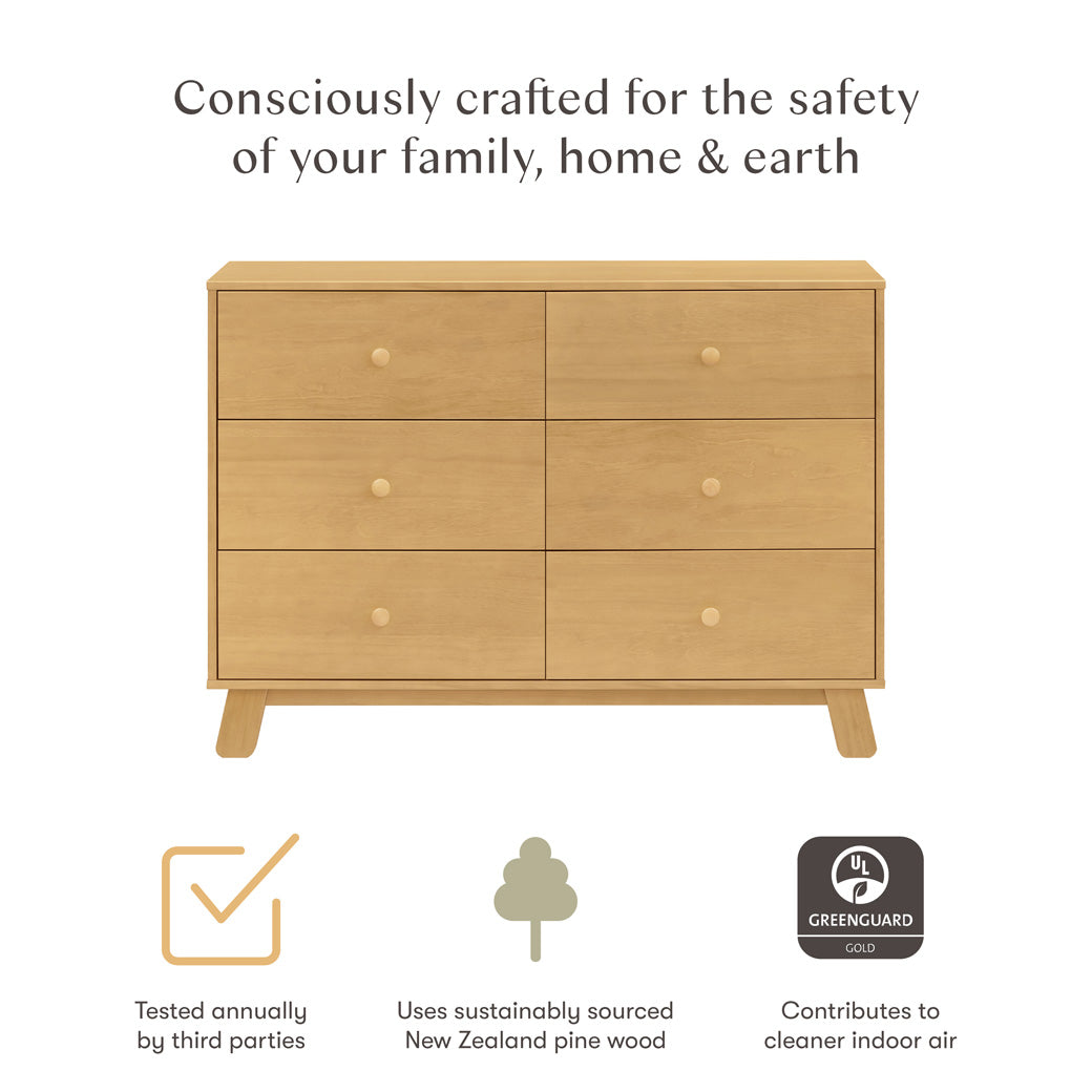 Hudson Modern 6-Drawer Assembled Dresser (48")