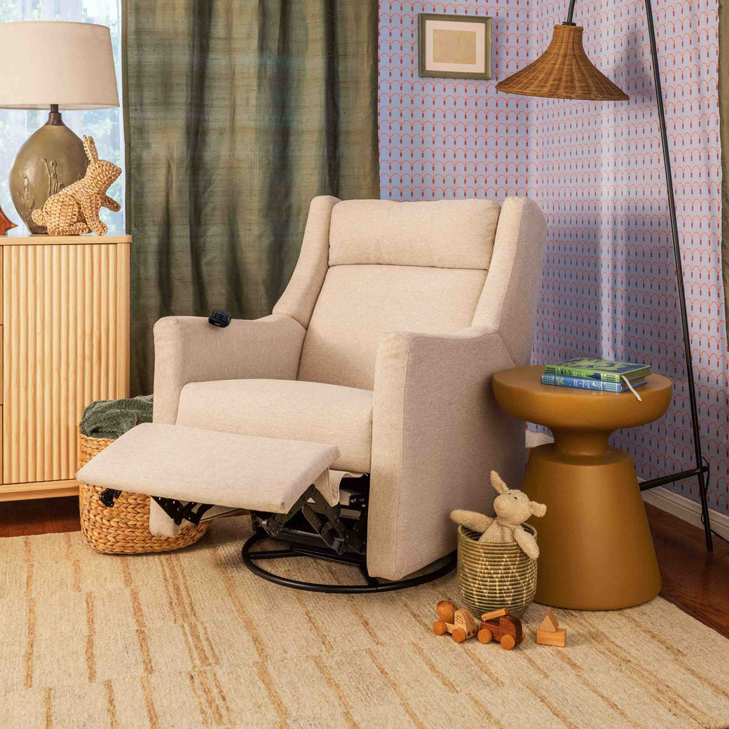 Kiwi Deluxe Power Recliner and Swivel Glider with Heat and Massage