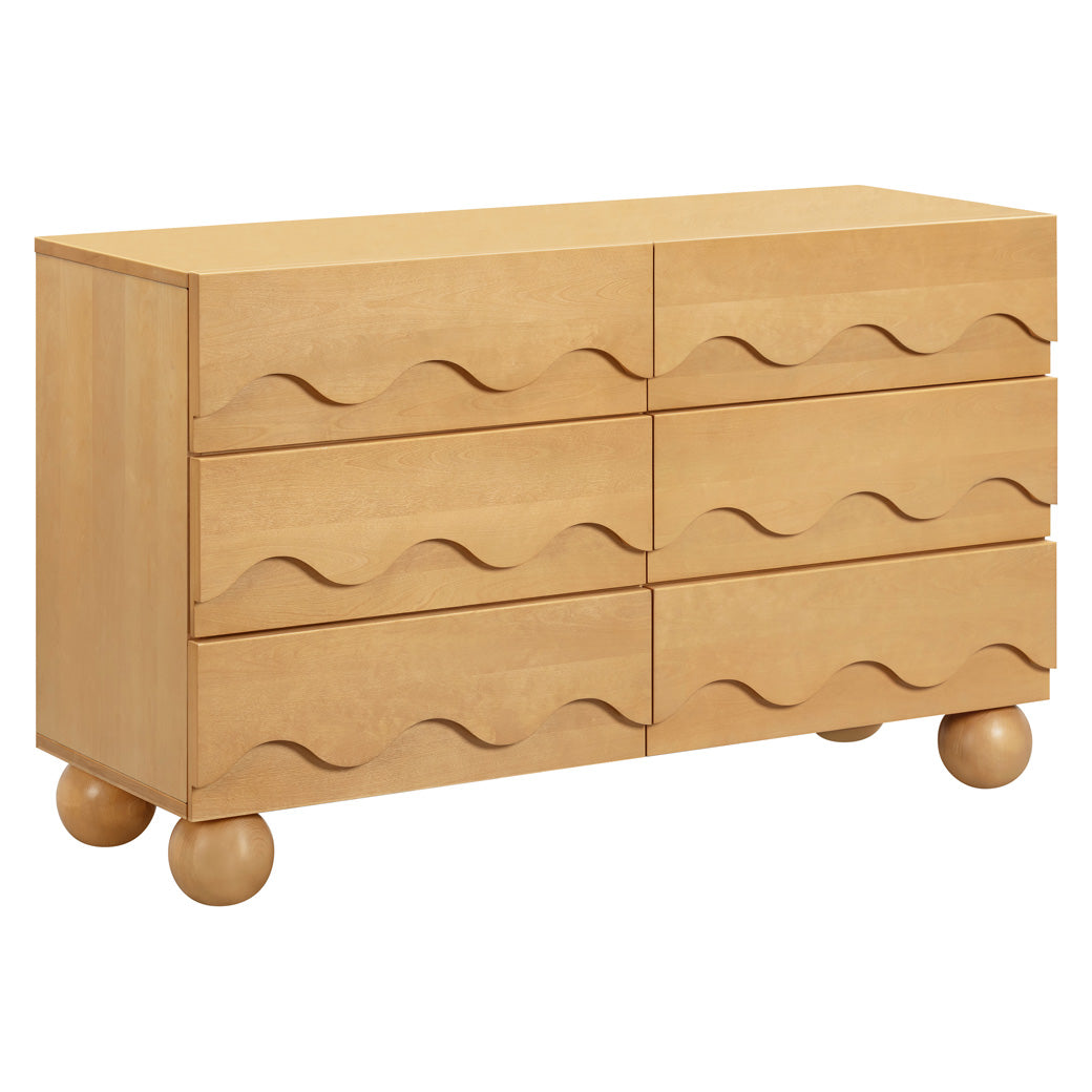 Lido Wave 6-Drawer Wide Assembled Dresser 56"
