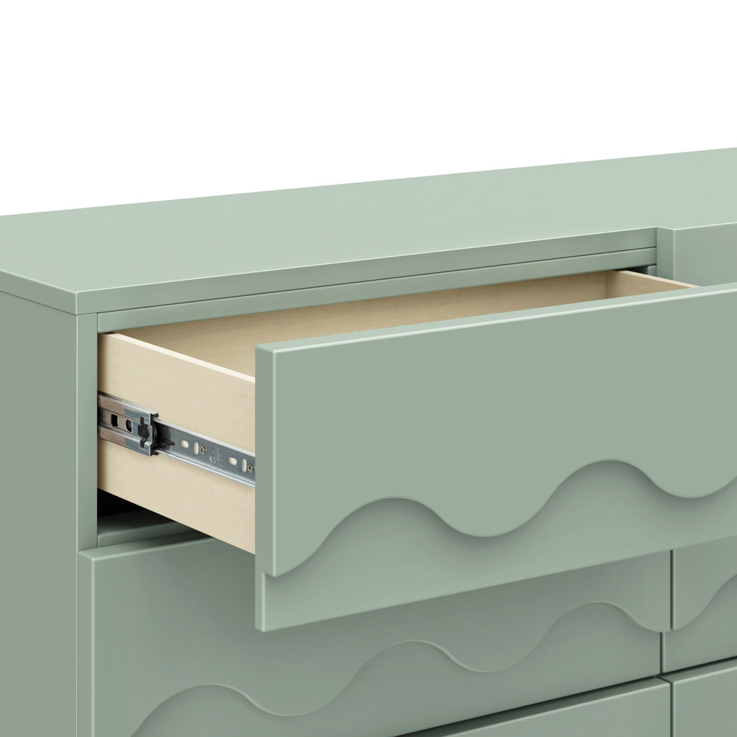 Lido Wave 6-Drawer Wide Assembled Dresser 56"