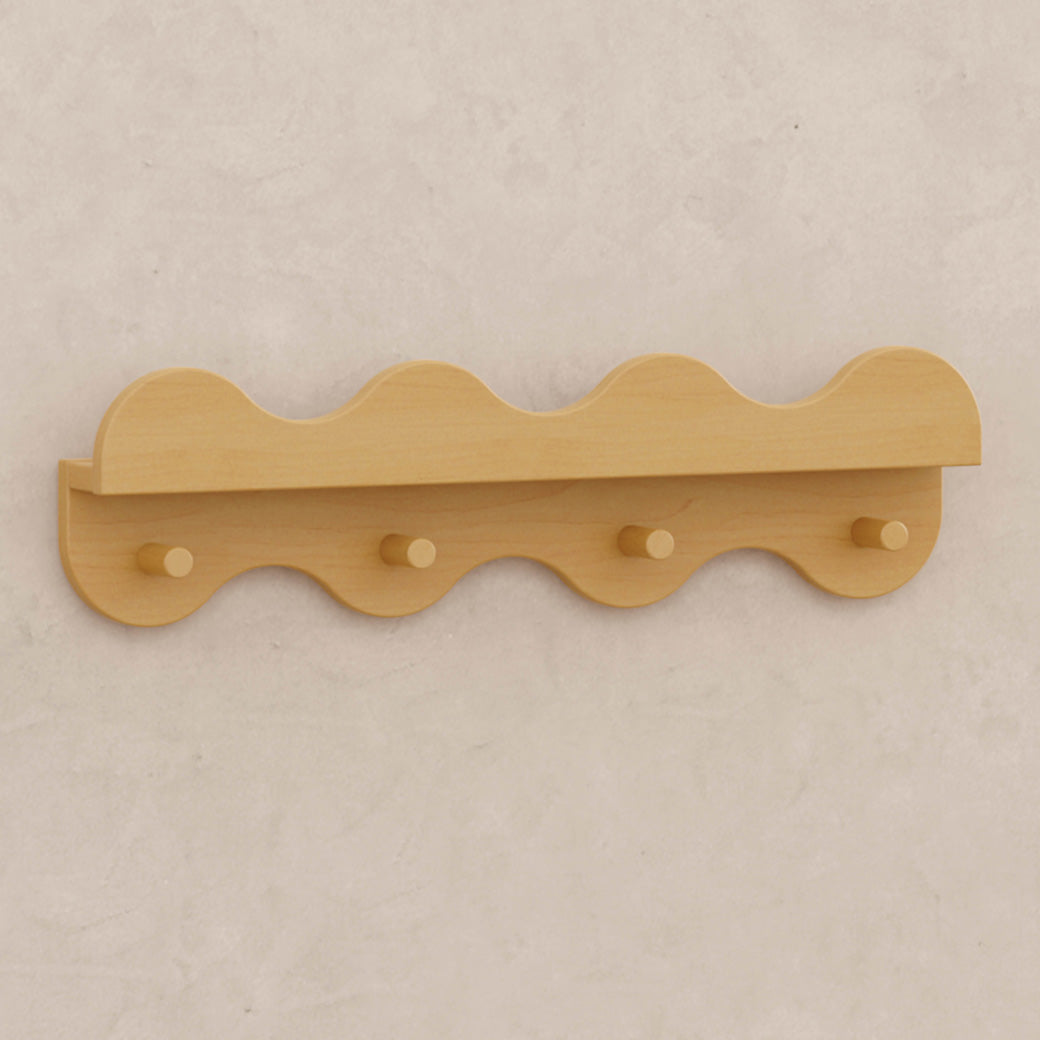 Lido Wave Bookshelf with Hooks